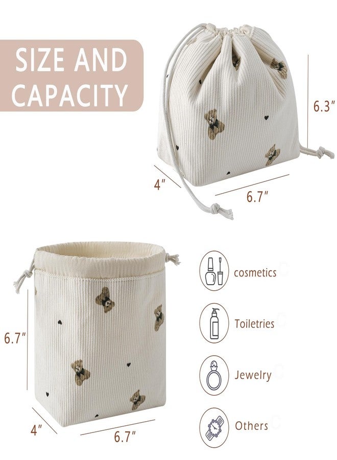 فاست فوروورد حقيبة مكياج بلووي - منظم مكياج، حقيبة أدوات تجميل للسفر للنساء والفتيات | حقيبة مستحضرات تجميل لطيفة، حقيبة سفر للأطفال، حقيبة سفر، حقيبة أدوات تجميل للنساء، تخزين المكياج | للأعمار من 3 سنوات فما فوق - Image 3