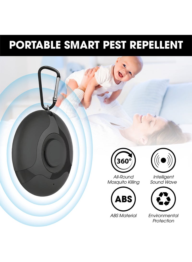 SOLARAE Portable Smart Pest Repeller, Mosquito Repellent Outdoor & Indoor, Bug Repellent, Ultrasonic Pest Repeller, Baby Essentials, Insect Repellent, Rodent Repellent, Pest Control for Human - Image 4