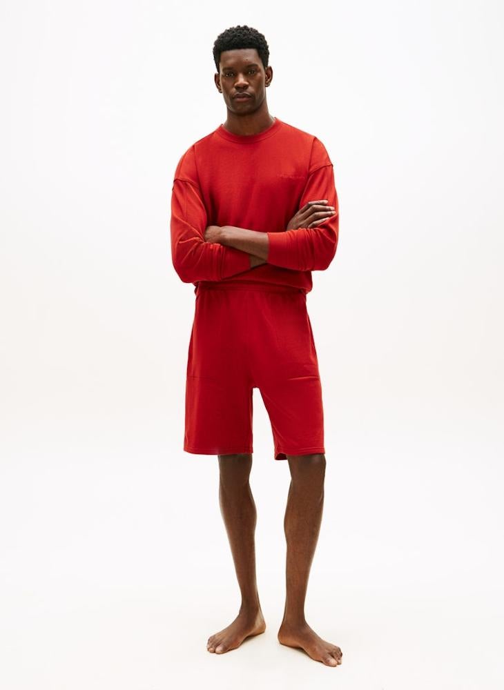 TOMMY HILFIGER Essential Logo Terry Lounge Shorts - Image 4
