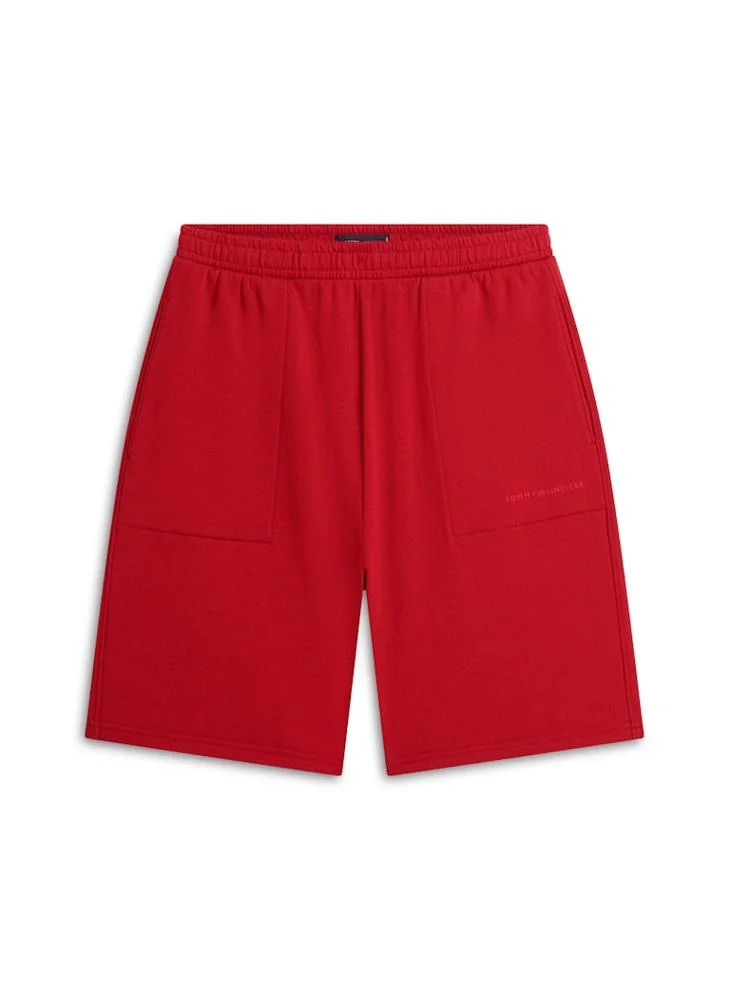 TOMMY HILFIGER  Essential Logo Terry Lounge Shorts for Men | Best Price UAE