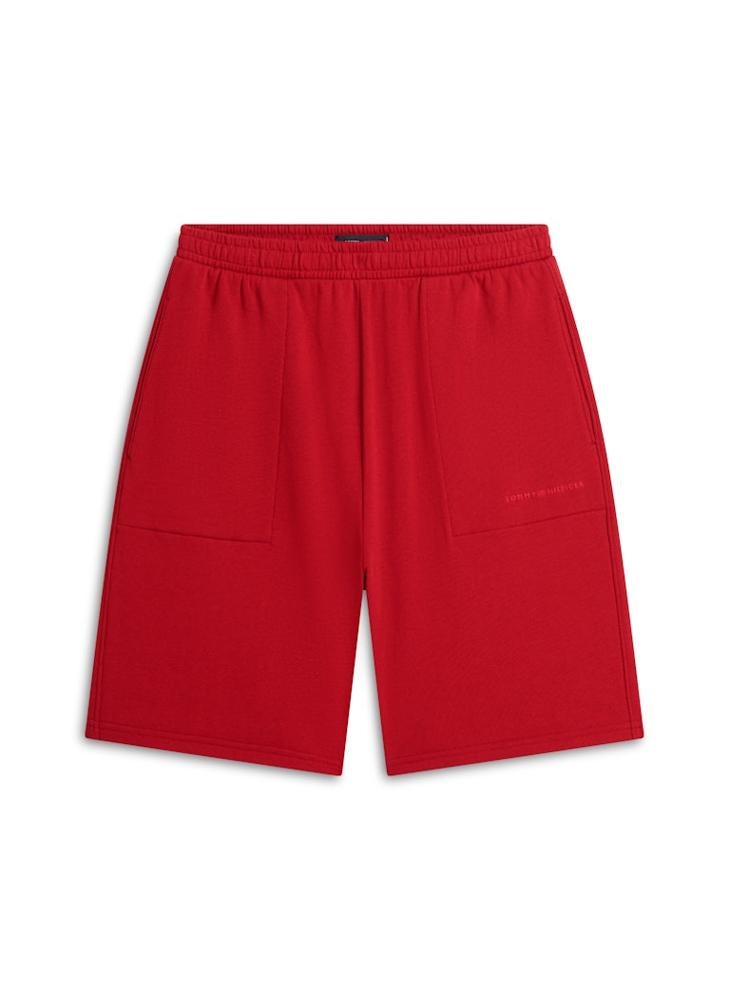 TOMMY HILFIGER Essential Logo Terry Lounge Shorts - Image 5
