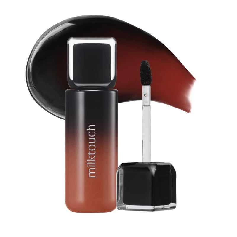 MILKTOUCH Black Peel Off Lip Tattoo LongLasting Matte Lip Waterproof TransferProof Highly Pigmented StayOnAllDay Lip Tint Stain 45g 05 Black Fig - Image 2