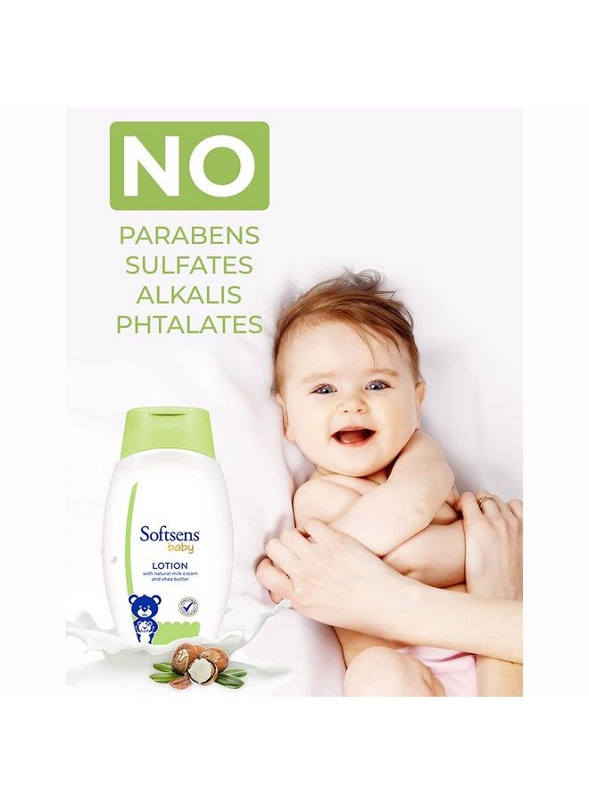 Softsens Baby Nourishing Lotion With Milk Cream & Shea Butter ; No Paraben And Phthalates And No Harmful Chemicals For Baby Skin(200Ml X Pack Of 3 Green) - Image 5