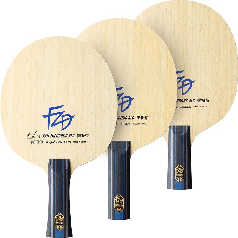 Butterfly Fan Zhendong ALC Table Tennis Blade - Professional Table Tennis Blade - Available in Flared, Straight, and Chinese Penhold Handle Styles - Made in Japan - Image 4