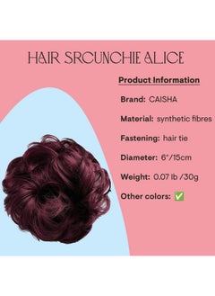 Messy Scrunchie Bun Voluminous Wavy Hairpiece Heatresistant Synthetic Fibres Wine Red G27A - pzsku/Z504061CD8212E0DF8637Z/45/_/1720085635/d36f9cd5-d34d-4a01-b04f-22c4ac788be7