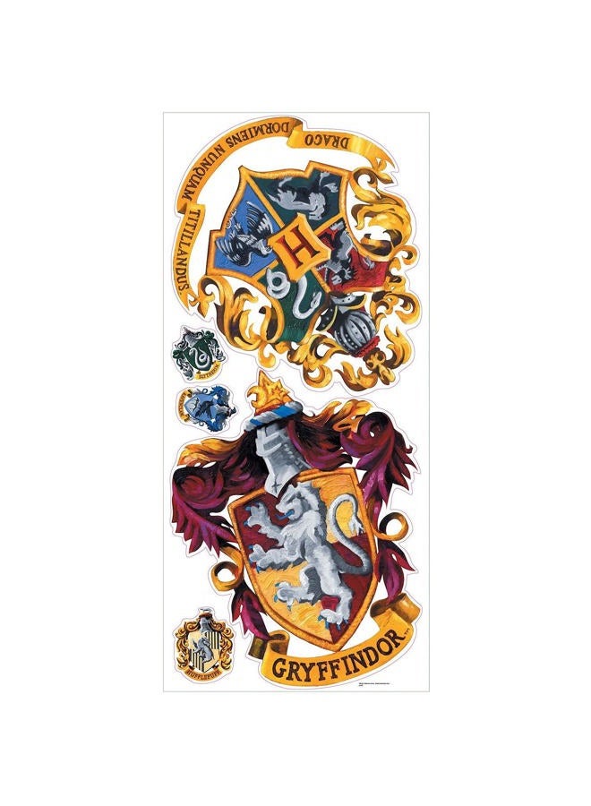 Decor RoomMates RMK1551GM Harry Potter Crest Peel and Stick Giant Wall Decal
