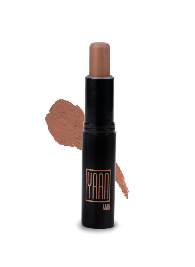 YAAN MAN Natural Concealer For Men for Normal Skin(Dark Shade), 4.4g|Erase Dark Circles, Scars, Pigmentation| Perfection Stick For Perfect Skin, Medium Coverage|With Shea Butter and Vitamin E - Image 2