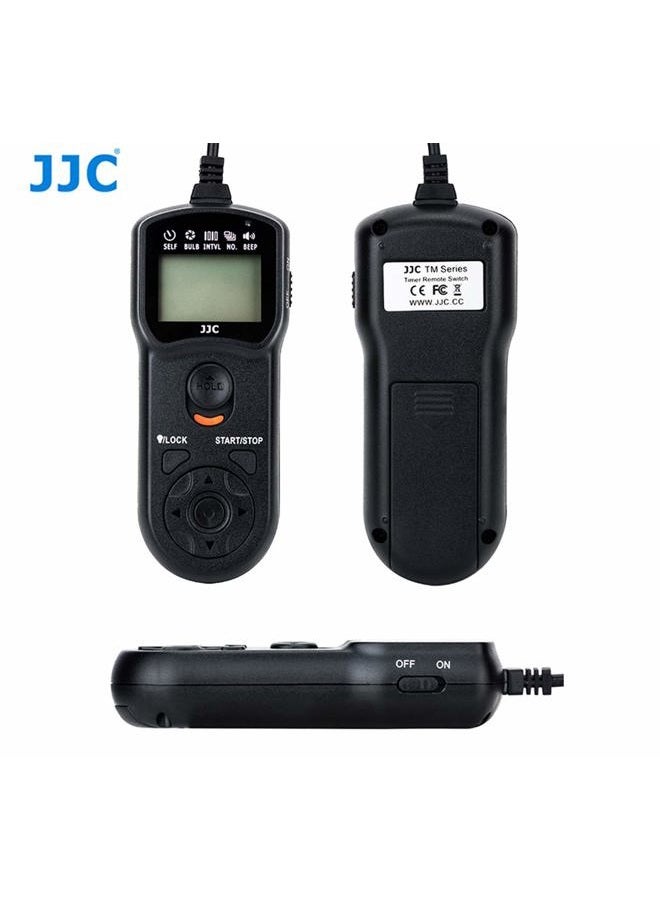 JJC Intervalometer Timer Remote Shutter Cord for Nikon P1000 P7700 P7800 D3100 D3200 D3300 D5000 D5100 D5200 D5300 D5500 D5600 D7000 D7100 D7200 D7500 D600 D610 D750 Df Z6 Z7, Replace Nikon MC-DC2 - Image 2