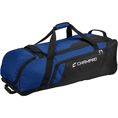 CHAMPRO Boss Wheeled Catchers Roller Bag Royal - Image 1