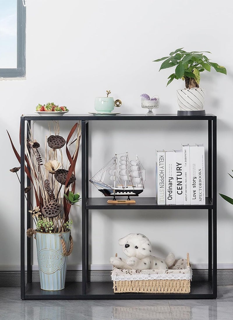 Sharpdo Sharpdo 3-Layer Metal Console Table, Foyer Table, Suitable for the Entrance, Living Room, Corridor, Balcony 80*25.5*75CM  - Image 5