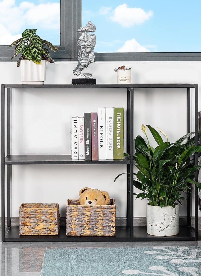 Sharpdo Sharpdo 3-Layer Metal Console Table, Foyer Table, Suitable for the Entrance, Living Room, Corridor, Balcony 80*25.5*75CM  - Image 4