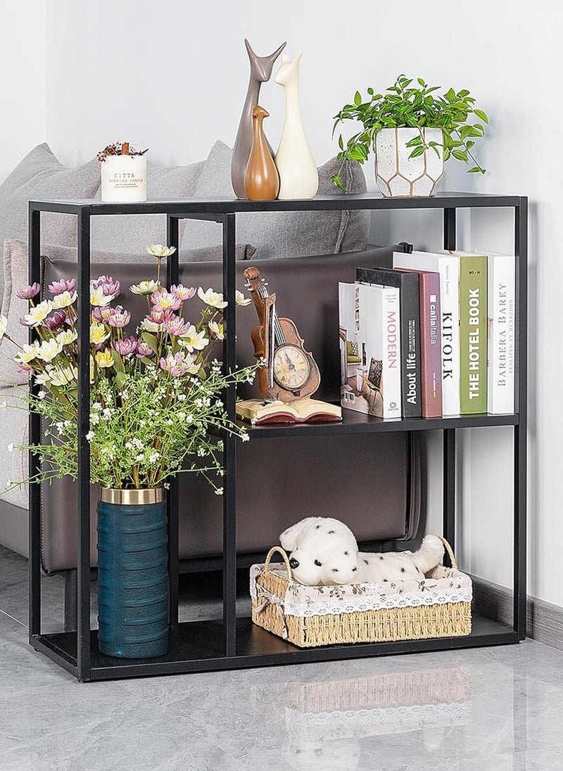 Sharpdo Sharpdo 3-Layer Metal Console Table, Foyer Table, Suitable for the Entrance, Living Room, Corridor, Balcony 80*25.5*75CM  - Image 1