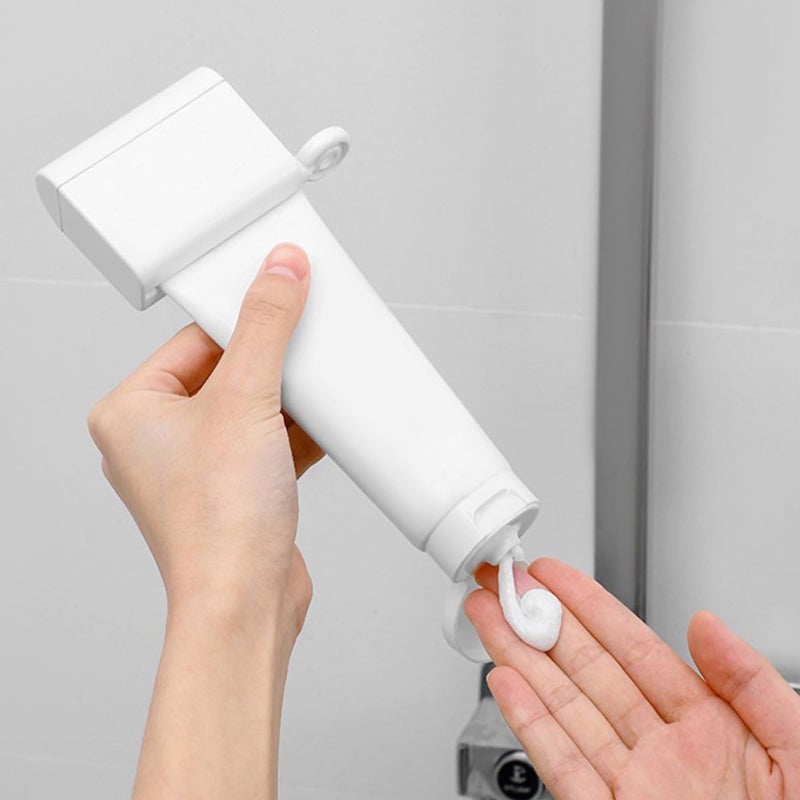 Wall Mounted White Toothpaste Squeezer Dispenser Removable Portable Tube Squeezing Rack For Bathroom - Image 5