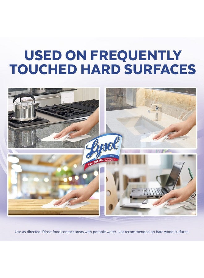 Lysol Disinfectant Wipes, Multi-Surface Antibacterial Cleaning Wipes, For Disinfecting and Cleaning, Early Morning Breeze, 80 Count (Pack of 1) - Image 2