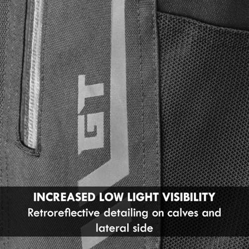 Rynox Air GT Pants | Motorcycle Riding Pants with Impact Protection, Abrasion Resistance, and Maximum Ventilation - Black, 2XL - Image 5