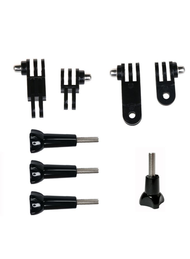 Generic Suitable For Gopro Long And Short Opposite Arm 3 Long And 1 Short Screw Screw Connecting Arm Multi-directional Bracket Adjusting Arm-Color:Homotropic Arm +3 Long 1 Short Screw  - Image 2