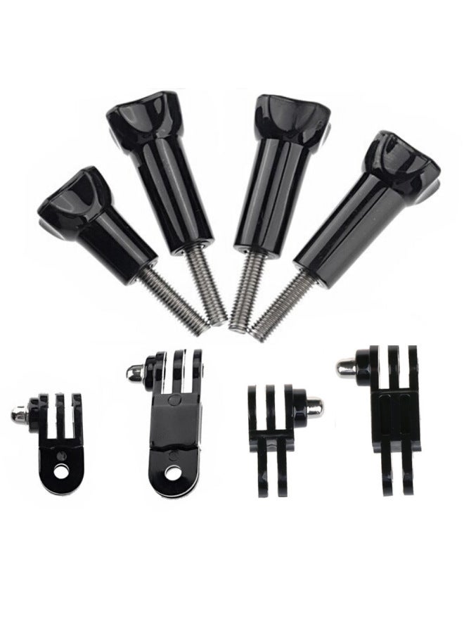 Generic Suitable For Gopro Long And Short Opposite Arm 3 Long And 1 Short Screw Screw Connecting Arm Multi-directional Bracket Adjusting Arm-Color:Homotropic Arm +3 Long 1 Short Screw  - Image 1