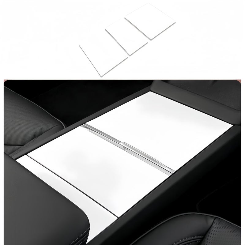 frani Center Console Wrap White Edition Designed for Tesla Model 3 Highland 20242026Model Y Juniper 20252026Tesla Center Console Cover for Model 3Y Refresh - Image 2
