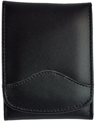 Royce Leather Manicure Kit with Stainless Steel Implements, Black, One Size - Image 1