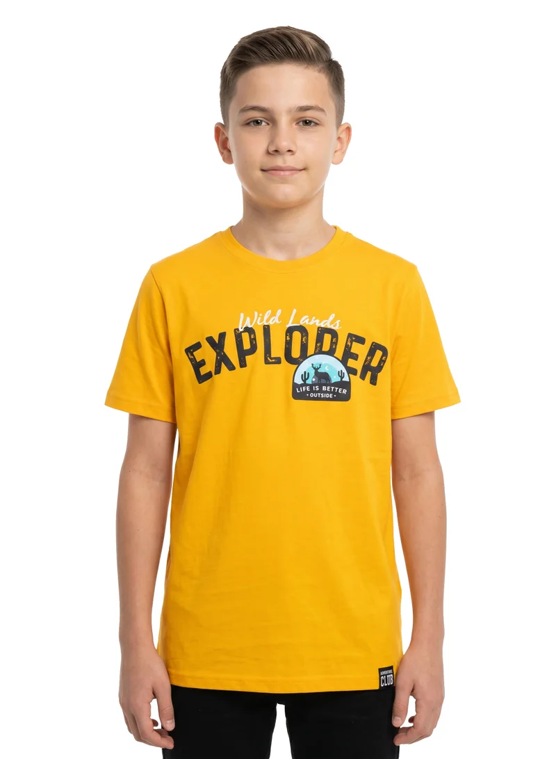 ايكو AIKO Teen Boys “Wild Lands Explorer” Graphic T-Shirt