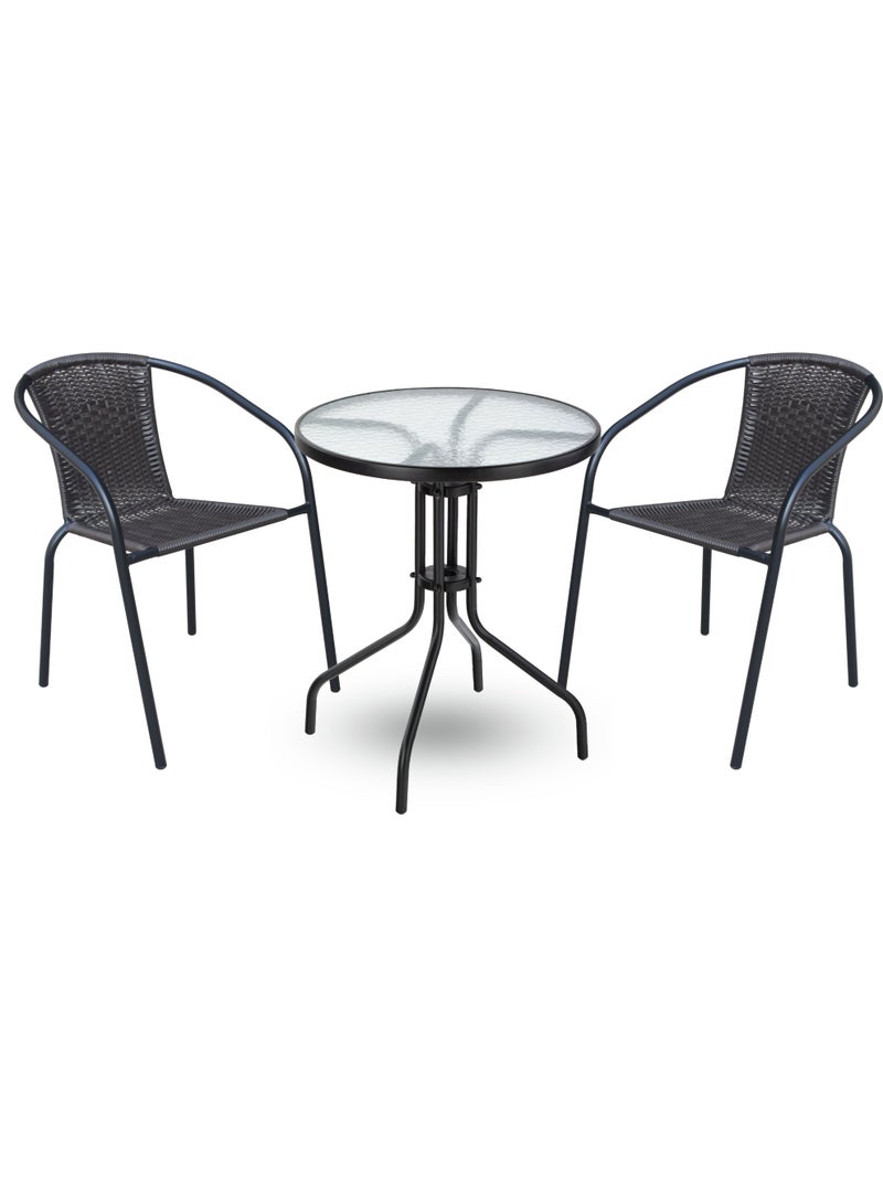 Paradiso Rattan Bistro Set 2 Person