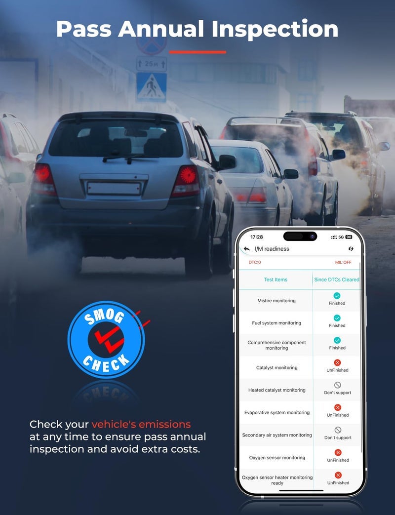 AUTOPHIX 3210 OBD2 Scanner Bluetooth, All-in-One Code Reader for Check Engine Light, Battery Test & Performance Monitoring Live Data, Wireless Auto Scan for 1996+ Cars, Works with iOS & Android - Image 2