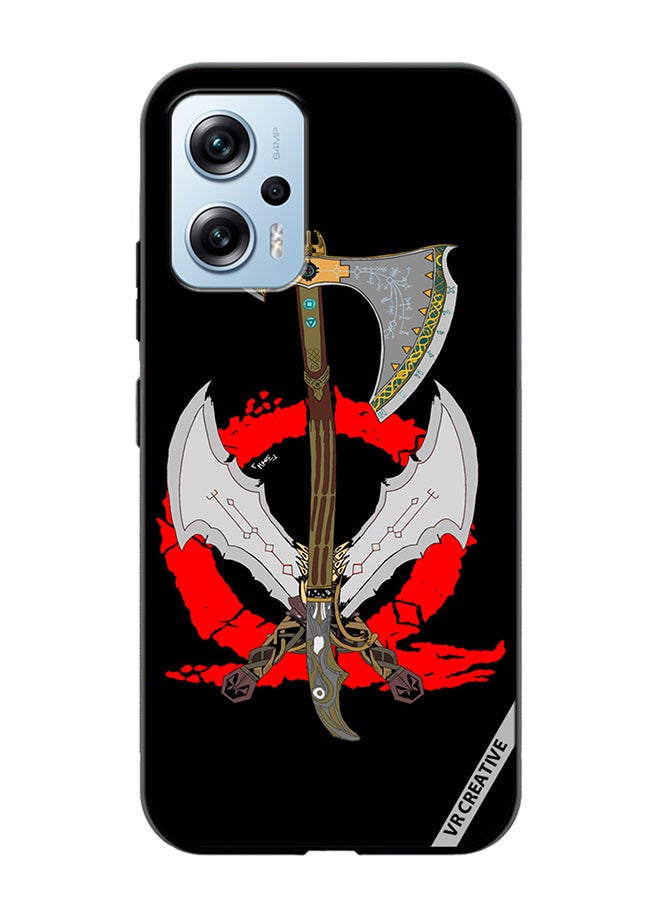 VR CREATIVE Protective Case Cover For Xiaomi Poco X4 GT God Of War Weapons Design Multicolour - Image 1