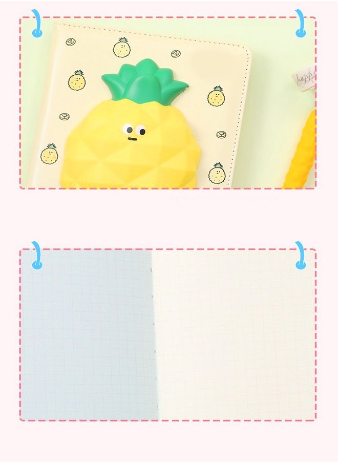 fashionhome - Cute Soft Pineapple Notebook - Image 1