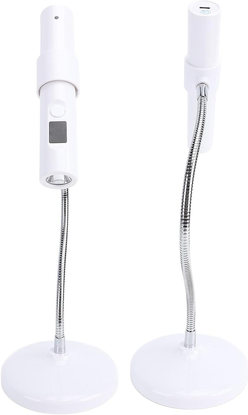 Mini Nail Gel Lamp, Rechargeable LED Curing Light with 30s, 60s Timer and Adjustable Neck for Gel Nails and Nail Art - Image 3