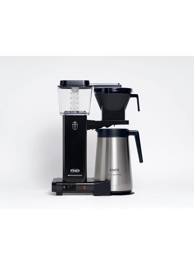 موكا ماستر KBGT Coffee Brewer: ماكينة تحضير القهوة المفلترة مع دورق حراري معزول من الستانلس ستيل – 1.25 لتر – أسود  - Image 5