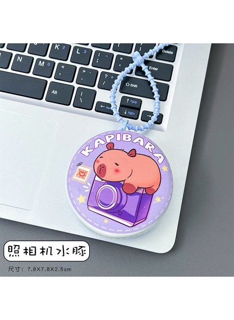 Capybara Silicone Coin Purse Cute Keychain Camera capybara