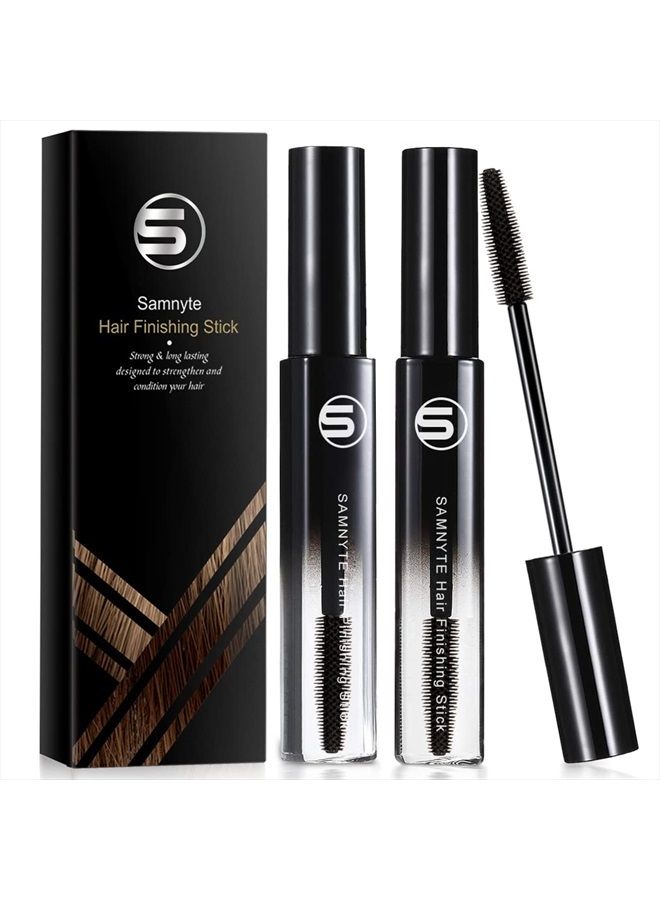 Samnyte Hair Finishing Stick, 2 Pack × 0.7 Fl.Oz Hair Mascara for Flyaway Hair, Shaping Feel Cream Moisturizing, Not-greasy Flash Moment, Broken Hair finishing Stick Bangs Styling Gel - Image 1