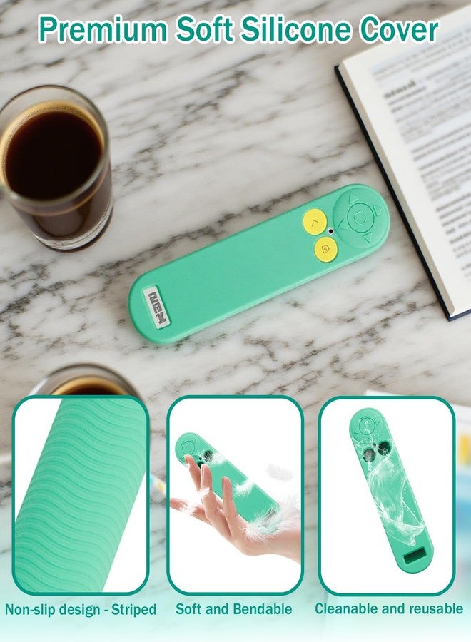 Aecsze Silicone Remote Case Cover for Game System Remote - Anti-Slip Shockproof Protective Sleeve with Lanyard, Scratch-Resistant Soft Grip Game System Remote Case Cover (Green) - Image 5