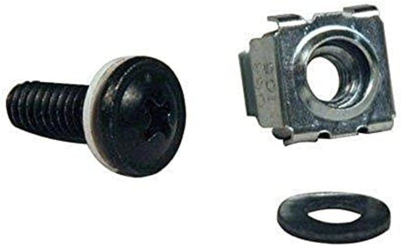 Tripp Lite Square Hole Hardware Kit for Rack Enclosure Cabinet - Black - Image 1