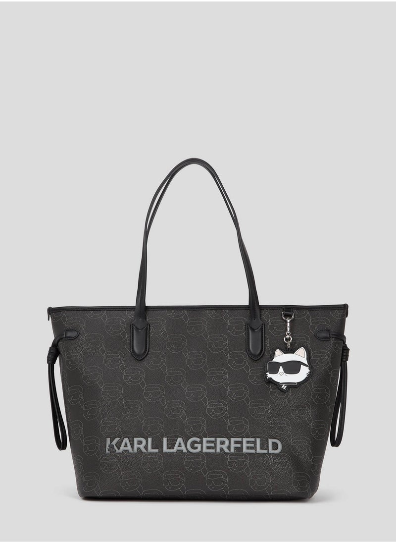 Karl Lagerfeld Paris - Ikon Monogram Large Tote Bag - Image 1