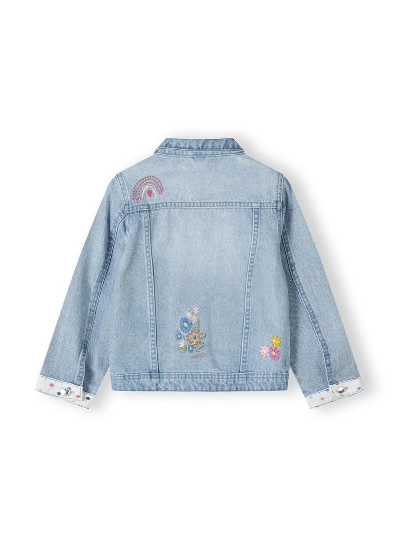 MINOTI Baby Embroidered Denim Jacket