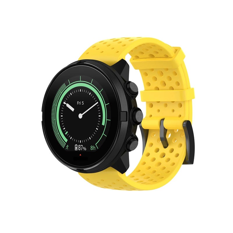 Y&D 24mm Silicone Watch Band for Suunto D5/7/9/9 Baro/Spartan Sport - Breathable Replacement Wrist Strap - Image 3