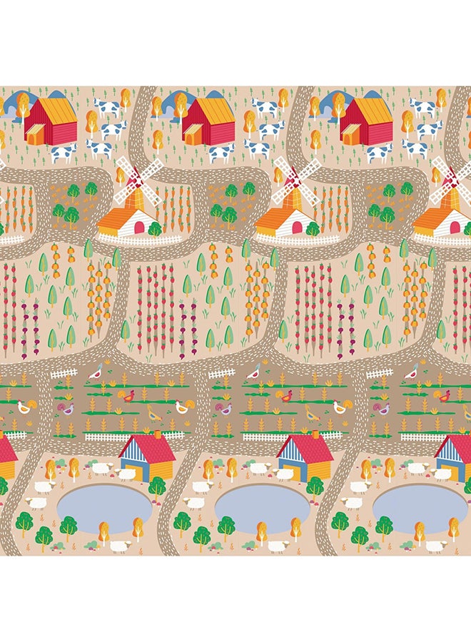 asalvo Farm-City Play Mat, 120 CM X 180 CM - Image 3
