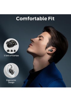 Monster N-Lite 206 Wireless Earbuds Bluetooth 5.4 in Ear Headphones, Bluetooth Ear Buds Built-in Microphone, Touch Control, Comfortable Fit, USB-C Fast Charging, IPX6 Waterproof, 25H Playtime  - Image 3