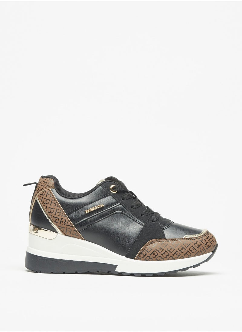 Flora Bella By Shoexpress Women Textured Slip-On Chunky Sneakers  - Image 1