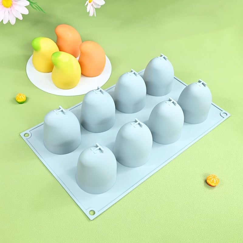 3D Silicone Mango Mold For Chocolate Ice Cream Mousse Cake DIY Baking Tool - Image 5