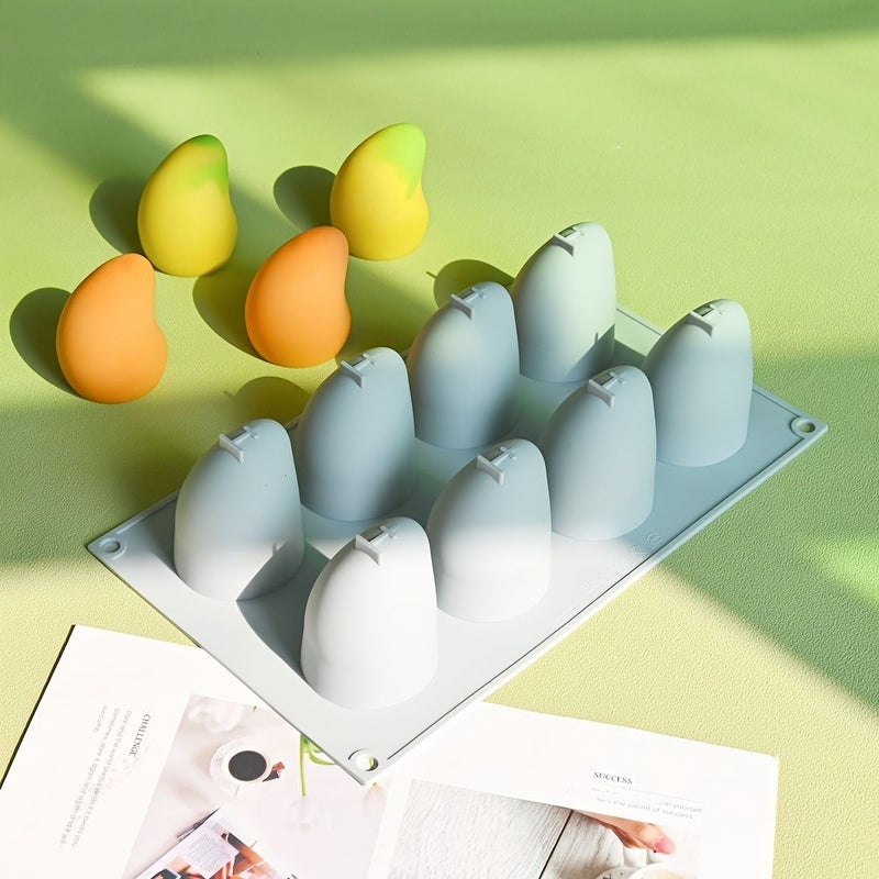 3D Silicone Mango Mold For Chocolate Ice Cream Mousse Cake DIY Baking Tool - Image 1
