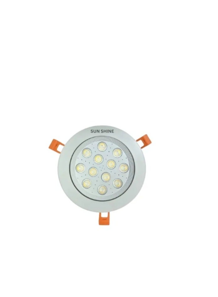 SUN SHINE LED DOWN LIGHT DOTTED 12X2 2700K+7500K