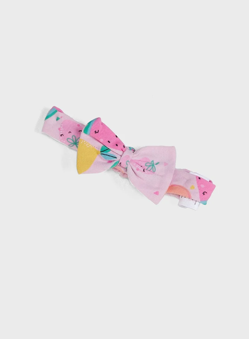 lily and jack Infant 4 Piece Fruits Print Gift Set