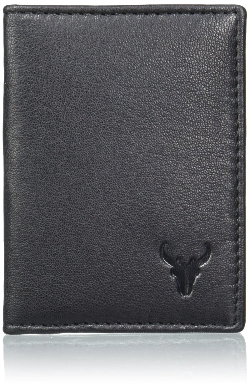 NAPA HIDE Leather Wallet for Men I Handcrafted I Credit/Debit Card Slots I 2 Currency Compartments I 2 Secret Compartments (Black Crd) - Image 4