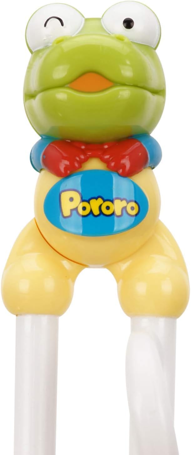 Pororo 1 X عصا تناول الطعام للأطفال على شكل ضفدع أخضر لليد اليمنى - Image 3