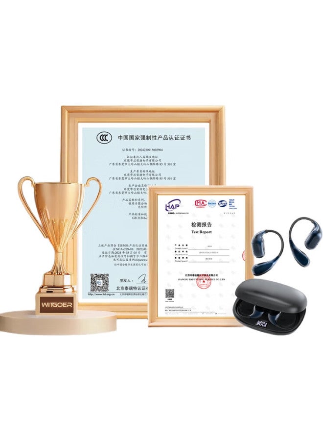 WITGOER Berlin Sound Level New Bluetooth Earphones Hanging Ear Wireless Bone Conduction Concept Ear Clip Sports Running High Sound Quality Noise Reduction Ultra-Long Battery Life Large Capacity - Image 1