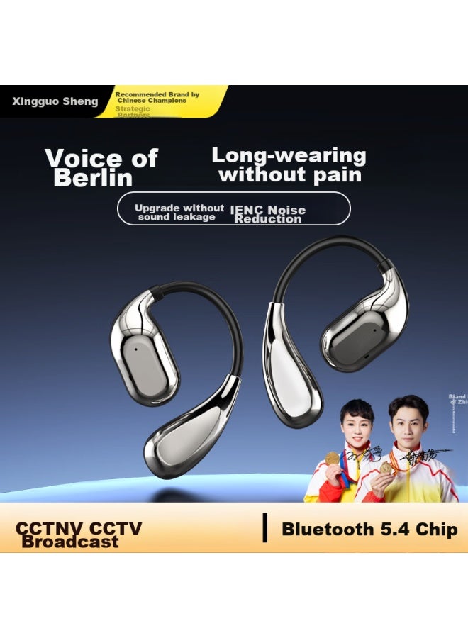 Witgoer Berlin Sound Level New Bluetooth Earphones Hanging Ear Wireless Bone Conduction Concept Ear Clip Sports Running High Sound Quality Noise Reduction Ultra-long Battery Life Large Capacity - Image 1