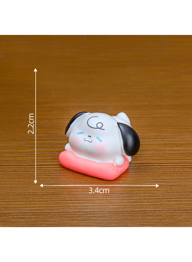 Micro Landscape Creative Cute Mengmeng Puppy Doll Diy Decorations Blind Box Accessories Mini Car Small Ornaments