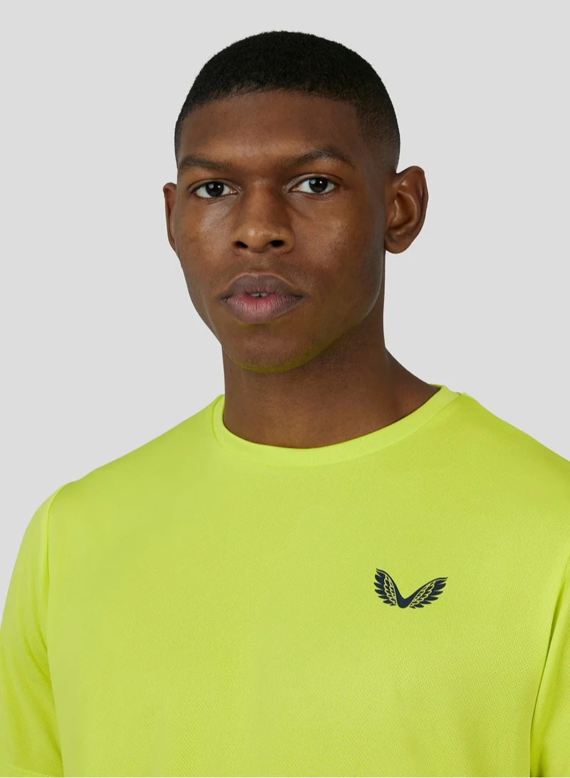 CASTORE Citrus Cobalt Capsule Mesh Mix Tee